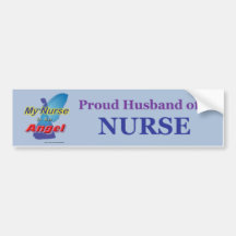 Proud Husband of a Nurse 1 Bumper Sticker