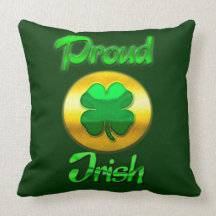 Proud Irish  American MoJo Pillow