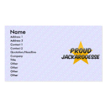 Proud Jackarooesse Business Card