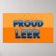 Proud Leer, Leer pride Print