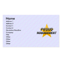 Proud Management Business Card Templates