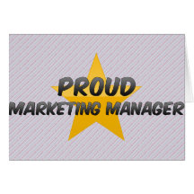 Proud Marketing Manager Cards