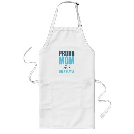 Proud Mum of a Tuba Player Aprons