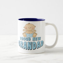 PROUD NEW Grandad Boy Coffee Mug