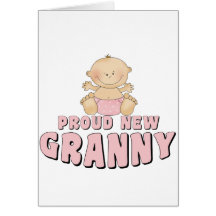 PROUD NEW Granny T-Shirt Card