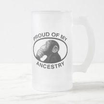 Proud Of My Ancestry Chimp Mugs