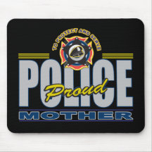 Proud Police Mother Mouse Mat