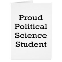Proud Political Science Student Greeting Card