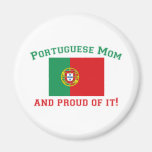 Proud Portuguese Mum Refrigerator Magnets