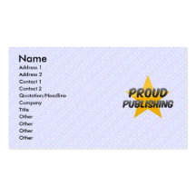 Proud Publishing Business Card Templates