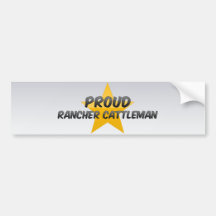 Proud Rancher Cattleman Bumper Sticker