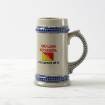 Proud Sicilian Grandpa Mugs
