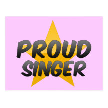 Proud Singer Postcards