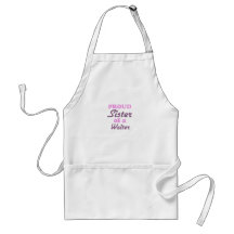 Proud Sister of a Waiter Apron
