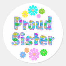 Proud Sister Sticker