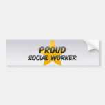 Proud Social Worker Bumper Sticker