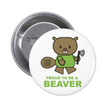 Proud To Be A Beaver Pin