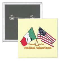 Proud To Be An Italian-American Pins