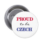 Proud To Be Czech Pinback Buttons