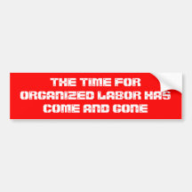 Proud to be Non Union Bumper Sticker