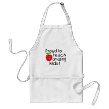 Proud To Teach Amazing Kids (Apple) Aprons