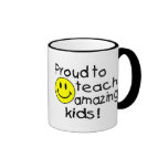 Proud To Teach Amazing Kids (Smiley) Coffee Mug