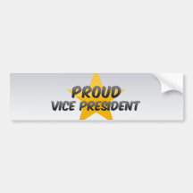 Proud Vice President Bumper Sticker