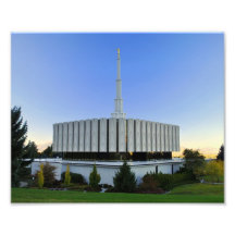 Provo, Utah LDS Temple Photographic Print