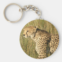 Prowling Cheetah Keychain