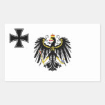 Prussian War Flag Rectangle Sticker