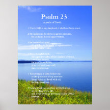 Psalm 23 Grand Teton National Park Posters