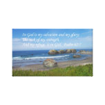 Psalm Rock of my Strength Ocean Canvas Stretched Canvas Prints