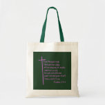 Psalms 23:4 Pink Bag