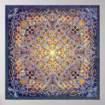 Psidereal Centerpeace Matrix Psychedelic Poster