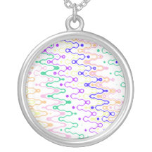 Psychedelic Art Necklace