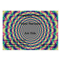 Psychedelic Beat Chubby Business Card
