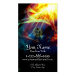 Psychedelic Burst Fractals Business Card