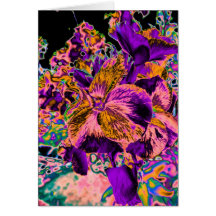Psychedelic Flowers Cards