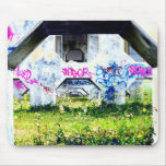 psychedelic graffitis on bridge mouse mat