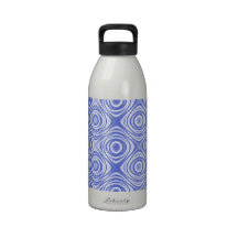 Psychedelic Optical Illusion: Omnipresent Blue Eye Reusable Water Bottle