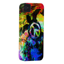 Psychedelic Peace Turtle iPhone Case casemate cases
