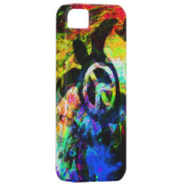 Psychedelic Peace Turtle iPhone Case casemate cases