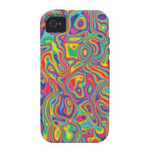 Psychedelic Rainbow Oil Pattern Case-Mate iPhone 4 Cover