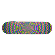 Psychedelic Rings Skateboard