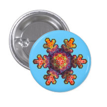 Psychedelic Snowflake Pins