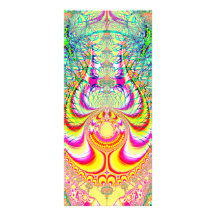 Psychedelic Topsy Turvy Thoughts Fractal Rack Cards