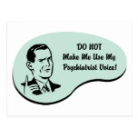 Psychiatrist Voice Post Card