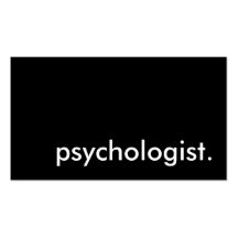 psychologist. business card