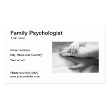 Psychologist business card