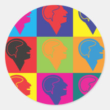Psychology Pop Art Stickers